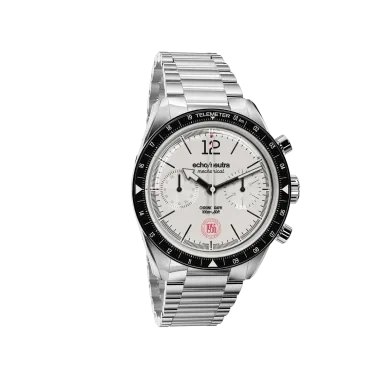 Handaufzug, Echo/Neutra 1956 Weißer Chronograph